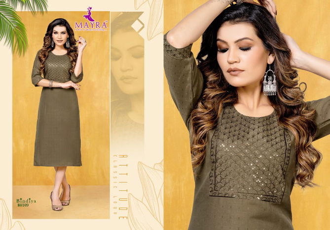 Mayra Bindiya Wholesale Kurti Exclusive Wear Collection